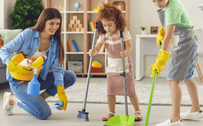 Tips for involving children in household cleanliness